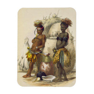 Magnet Flexible Dabiyaki et Upapazi, Zulu Boys en Dancing,