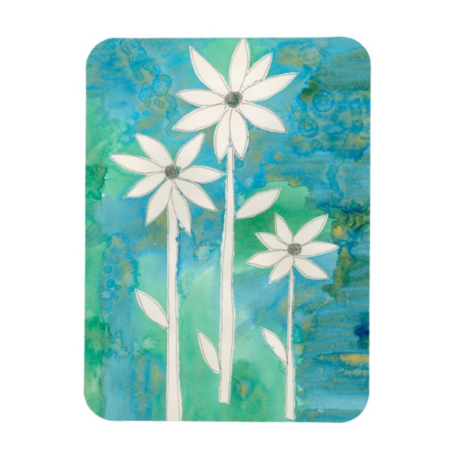Magnet Flexible Dainty Daisies II (Vertical)