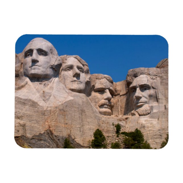 Magnet Flexible Dakota du Sud, Keystone, Mont Rushmore (Horizontal)
