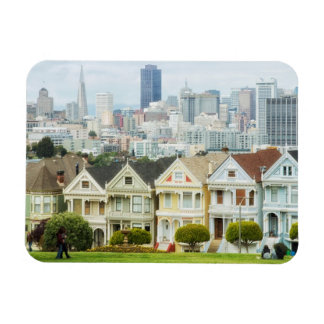 Magnet Flexible Dames peintes, maisons victoriennes et skyline