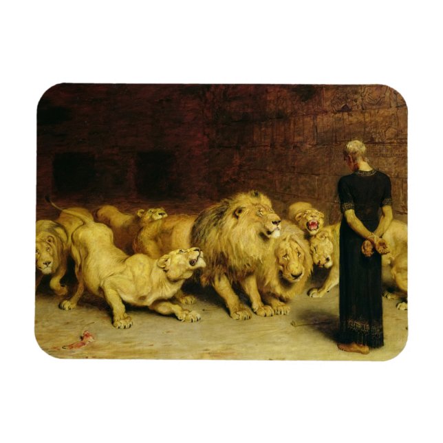 Magnet Flexible Daniel in the Lions' Den, 1872 par Briton Riviere (Horizontal)