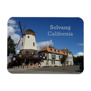 Magnet Flexible Danois Windmill Solvang California Souvenir