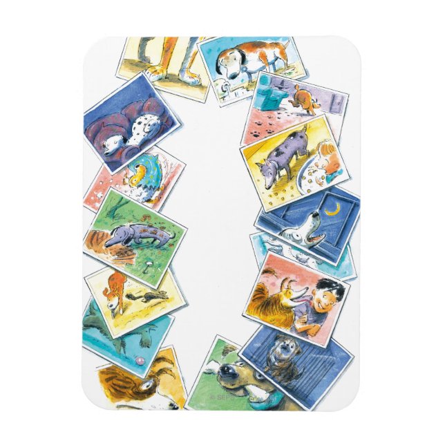 Magnet Flexible Dans la vie d'un chien (Vertical)