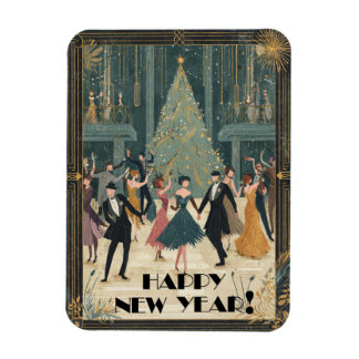 Magnet Flexible Danse de salon Art déco Bonne année