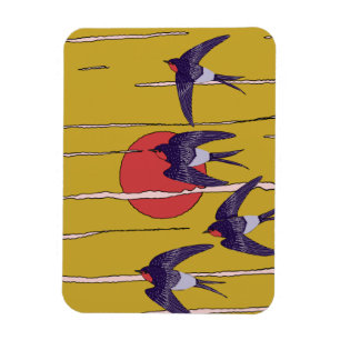 Magnet Flexible Danse des hirondelles