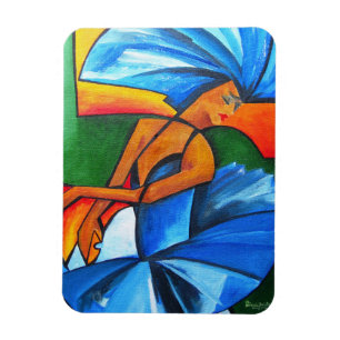 Magnet Flexible Danse en bleu 2008