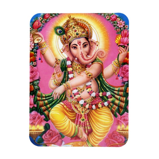 Magnet Flexible Danse Lord Ganesha (Vertical)