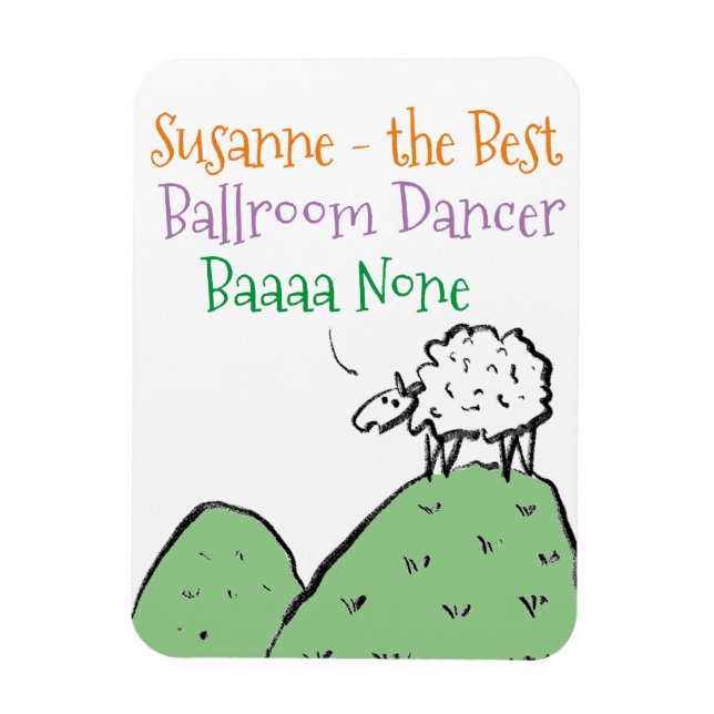 Magnet Flexible Danseur de salle de bal (Vertical)