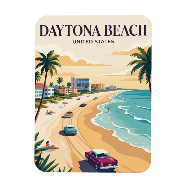 Magnet Flexible Daytona Beach Floride (Vertical)