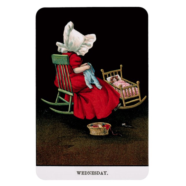 Magnet Flexible Début des années 1900 Mercredi Sunbonnet Sue Magne (Vertical)