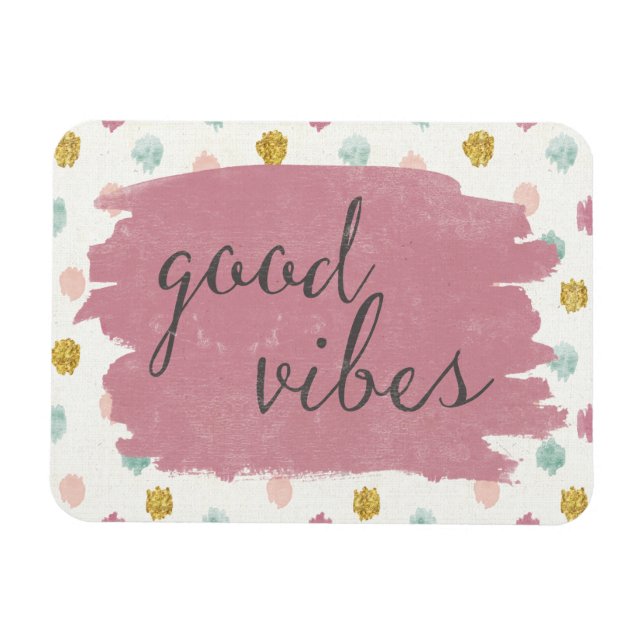 Magnet Flexible Déco douce IV | GOOD VIBES (Horizontal)