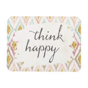 Magnet Flexible Déco souple V   Pense heureux