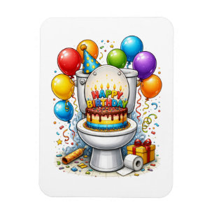 Magnet Flexible Décoration de réfrigérateur d'anniversaire humoris