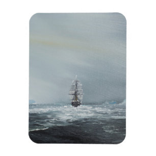 Magnet Flexible Découverte Capitaine Scott Et Équipage