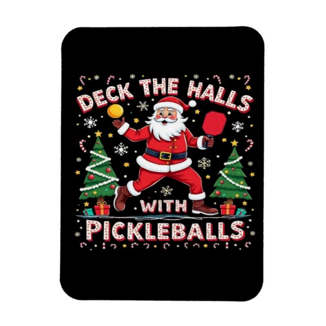 Magnet Flexible Découvrir Les Halls Avec Des Pickleballs (Vertical)