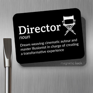 Magnet Flexible Définition du réalisateur - cinéaste Flex 3" x 4"