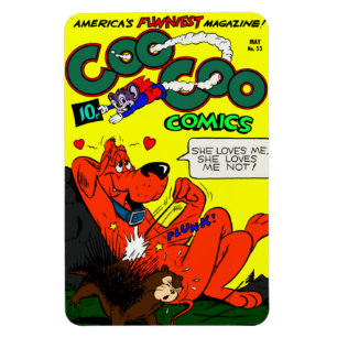 Magnet flexible des BD CooCoo des années 1940