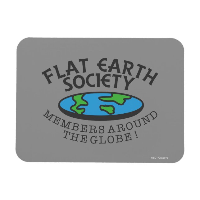 Magnet Flexible Des Membres De La Société Planète Autour Du Monde (Horizontal)