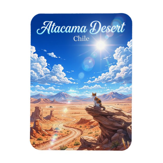Magnet Flexible Désert d'Atacama Chili (Vertical)