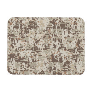 Magnet Flexible Desert Style Digital Camouflage Beige Decor