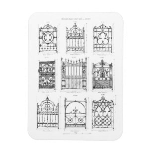 Magnet Flexible Designs for cast-iron gates, from 'Macfarlane's Ca