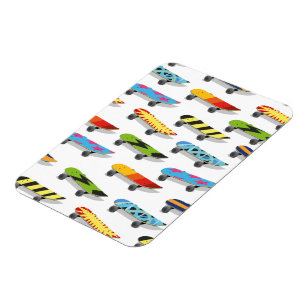 Magnet Flexible Dessin animé de skateboard.