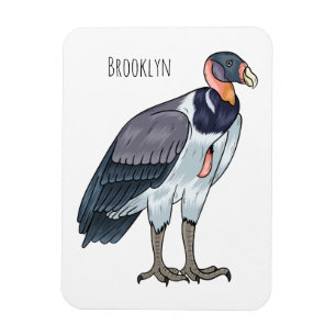Magnet Flexible dessin animé d'oiseau vautour du roi