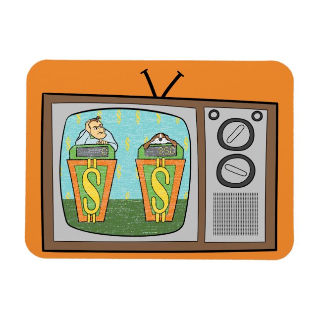 Magnet Flexible Dessin de Silver Game Show Pals (Horizontal)