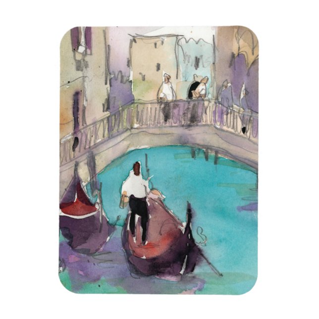 Magnet Flexible Destinations | Aquarelle Venise Gondola Ride (Vertical)