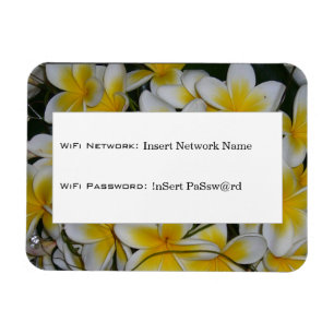 Magnet Flexible détails wifi frangipani