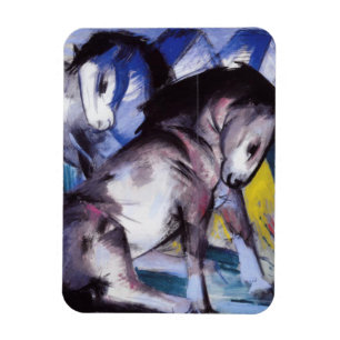 Magnet Flexible Deux chevaux (par Franz Marc)