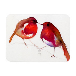 Magnet Flexible Deux petits oiseaux d'encre 2014
