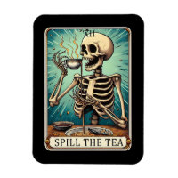 Déverser l'aimant de la carte Tarot Tea