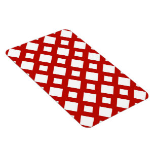 Magnet Flexible Diamants blancs sur rouge