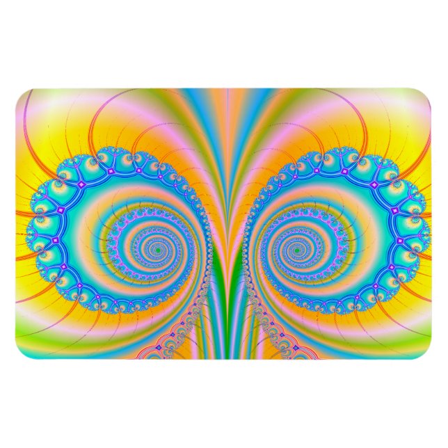 Magnet Flexible Diamants fractal par Shirley Taylor (Horizontal)