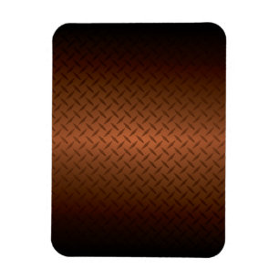Magnet Flexible Diamondplate Look Pattern Black to Copper Fade
