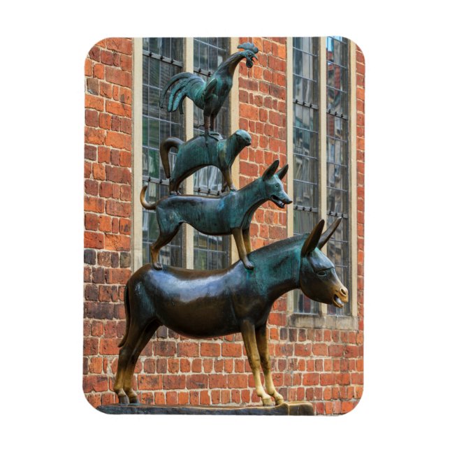 Magnet Flexible Die Bremer Stadtmusikanten (Vertical)