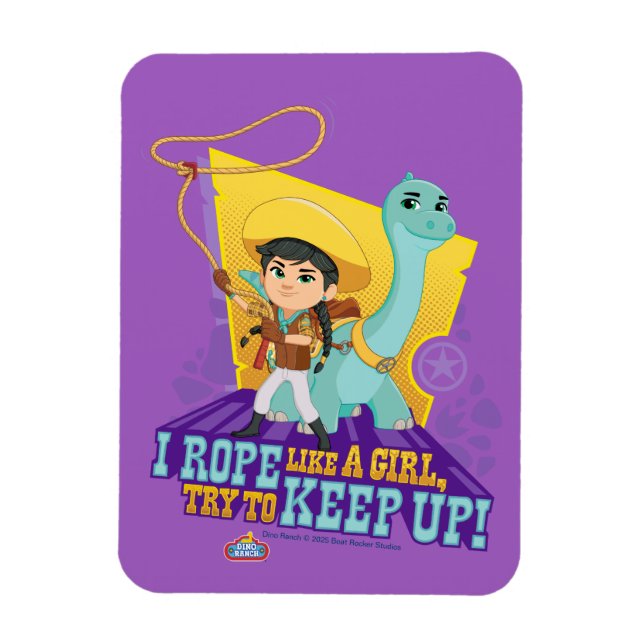 Magnet Flexible Dino Ranch | Min et Clover (Vertical)