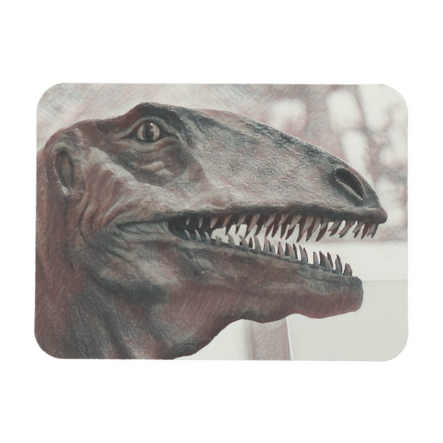 Magnet Flexible Dinosaur effrayant (Horizontal)