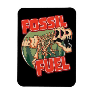 Magnet Flexible Dinosaure "Carburant fossile"