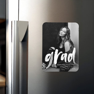 Magnet Flexible Diplôme de la photo de la fin du script de brosse