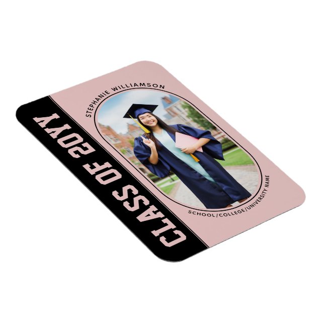 Magnet Flexible Diplômé de l'école/collège photo moderne gras (Côté Droit)
