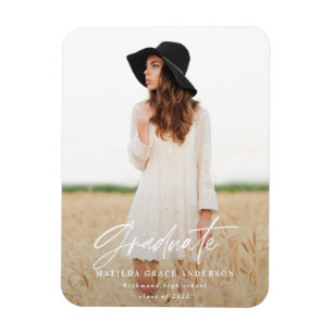 Magnet Flexible Diplôme de typographie minimaliste moderne