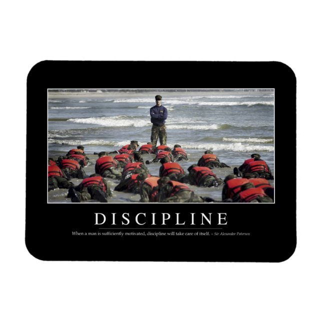 Magnet Flexible Discipline : Citation Inspirationnelle (Horizontal)