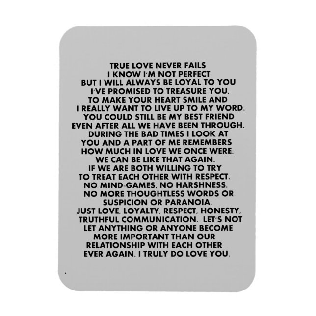 MAGNET FLEXIBLE DITES-LE COMME IL EST LOVE CITE LES RELATIONS ESSA (Vertical)