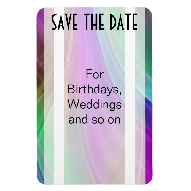 Magnet Flexible do-it-yourself - Ajoutez votre texte avec un stylo (Vertical)