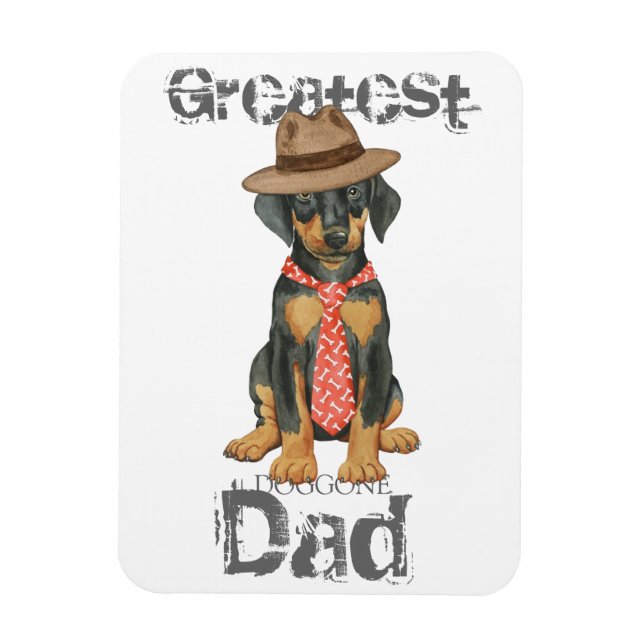 Magnet Flexible Doberman Papa (Vertical)
