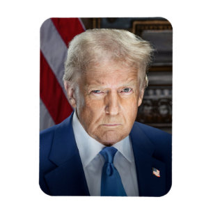 Magnet Flexible Donald Trump 2025 Portrait du président américain