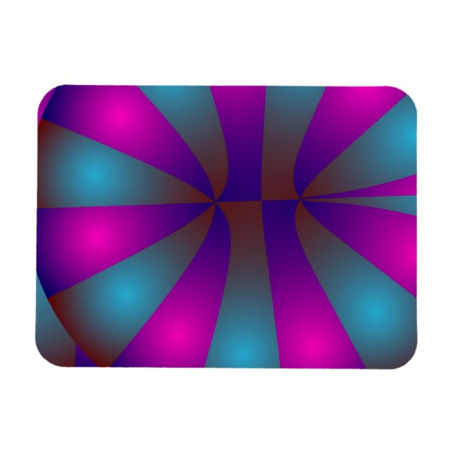 Magnet Flexible Donuts roses et bleus (Horizontal)