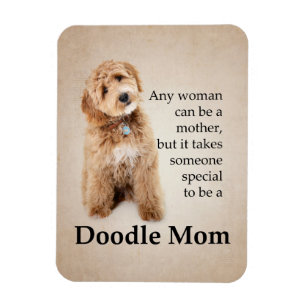 Magnet Flexible Doodle Chien Maman